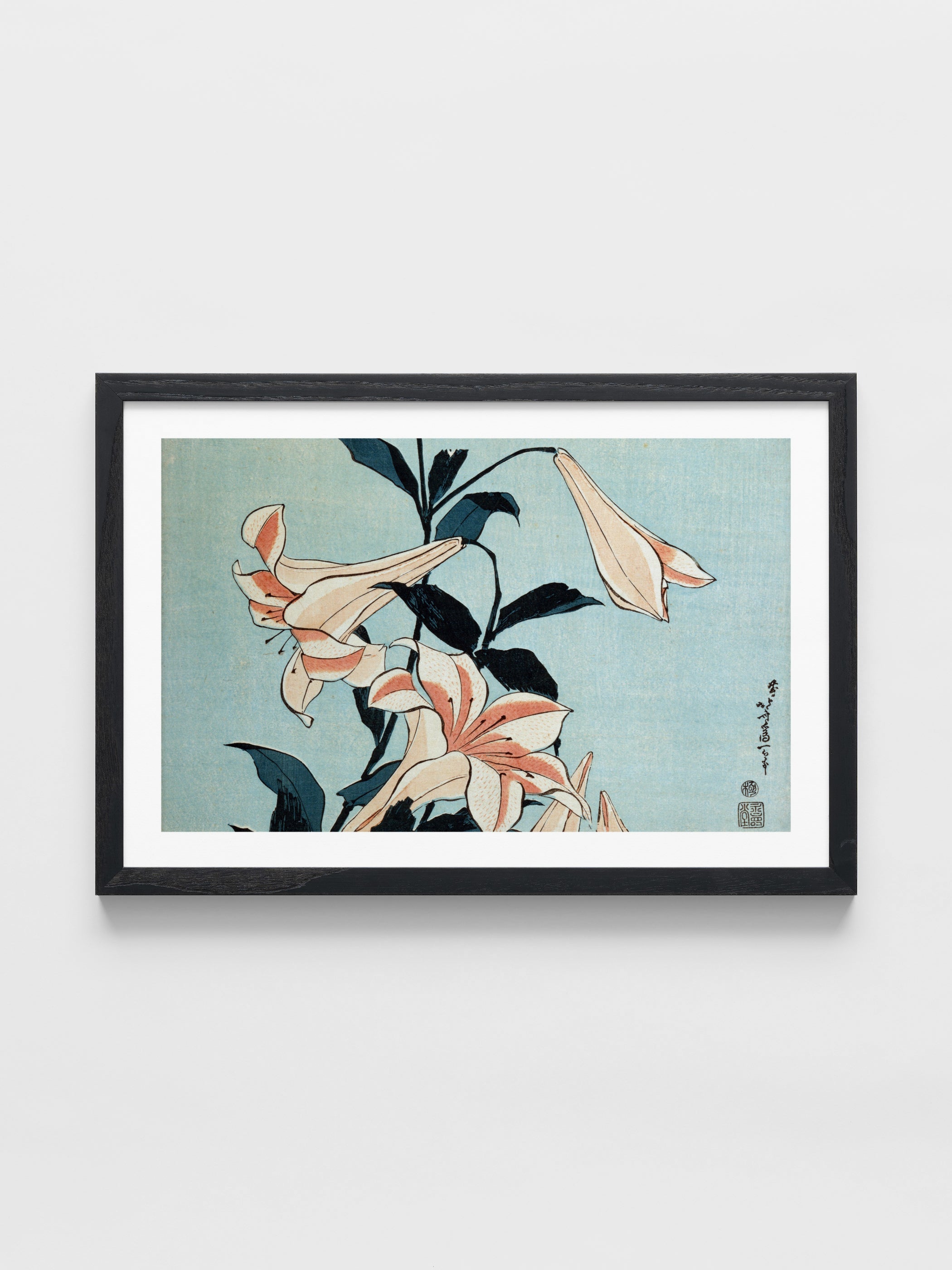 Katsushika Hokusai - Trumpet lilies