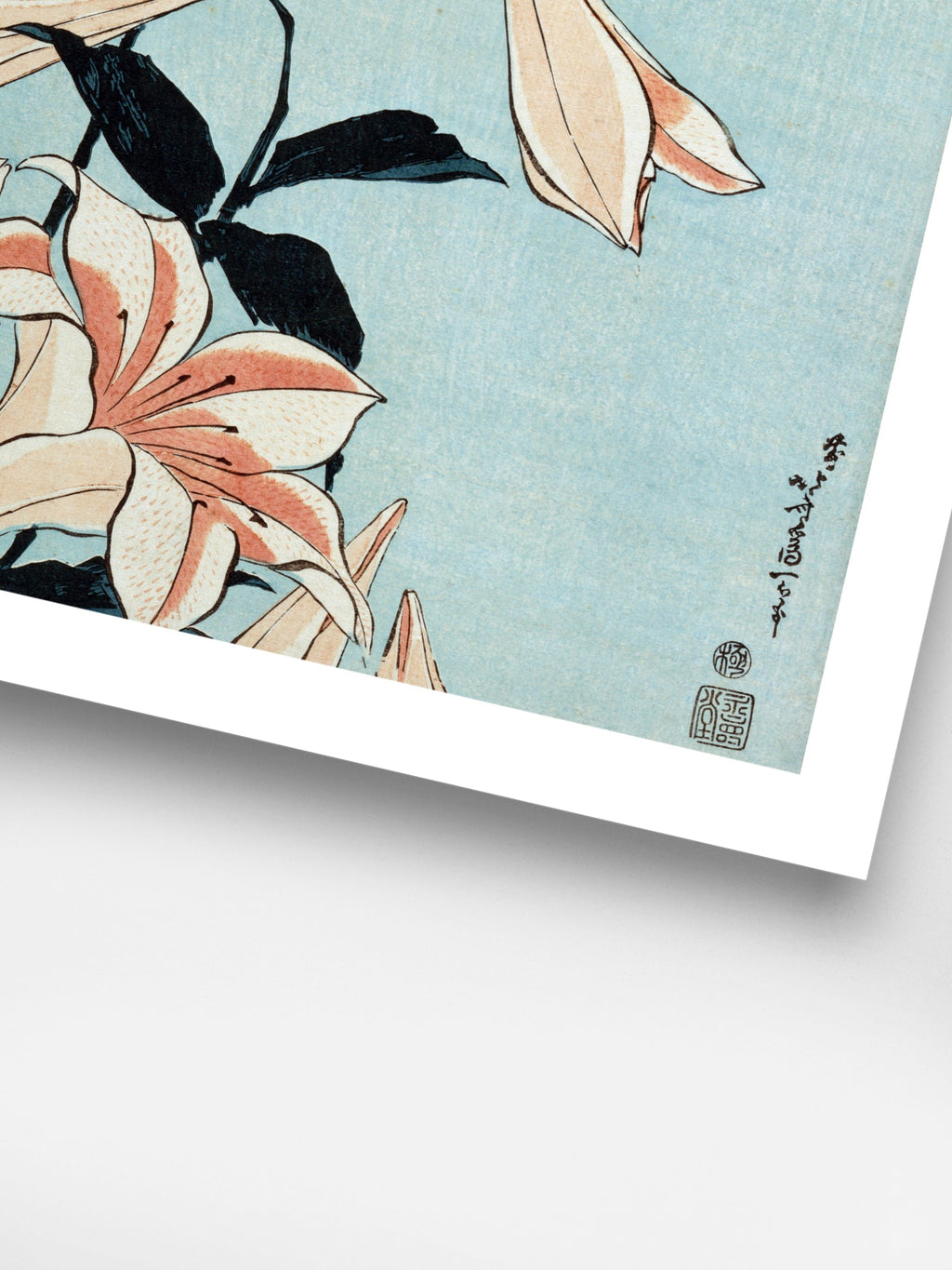 Katsushika Hokusai - Trumpet lilies