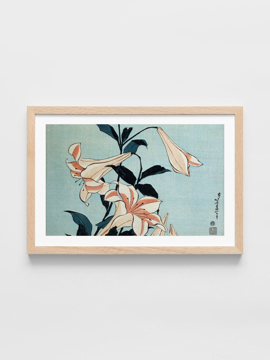 Katsushika Hokusai - Trumpet lilies