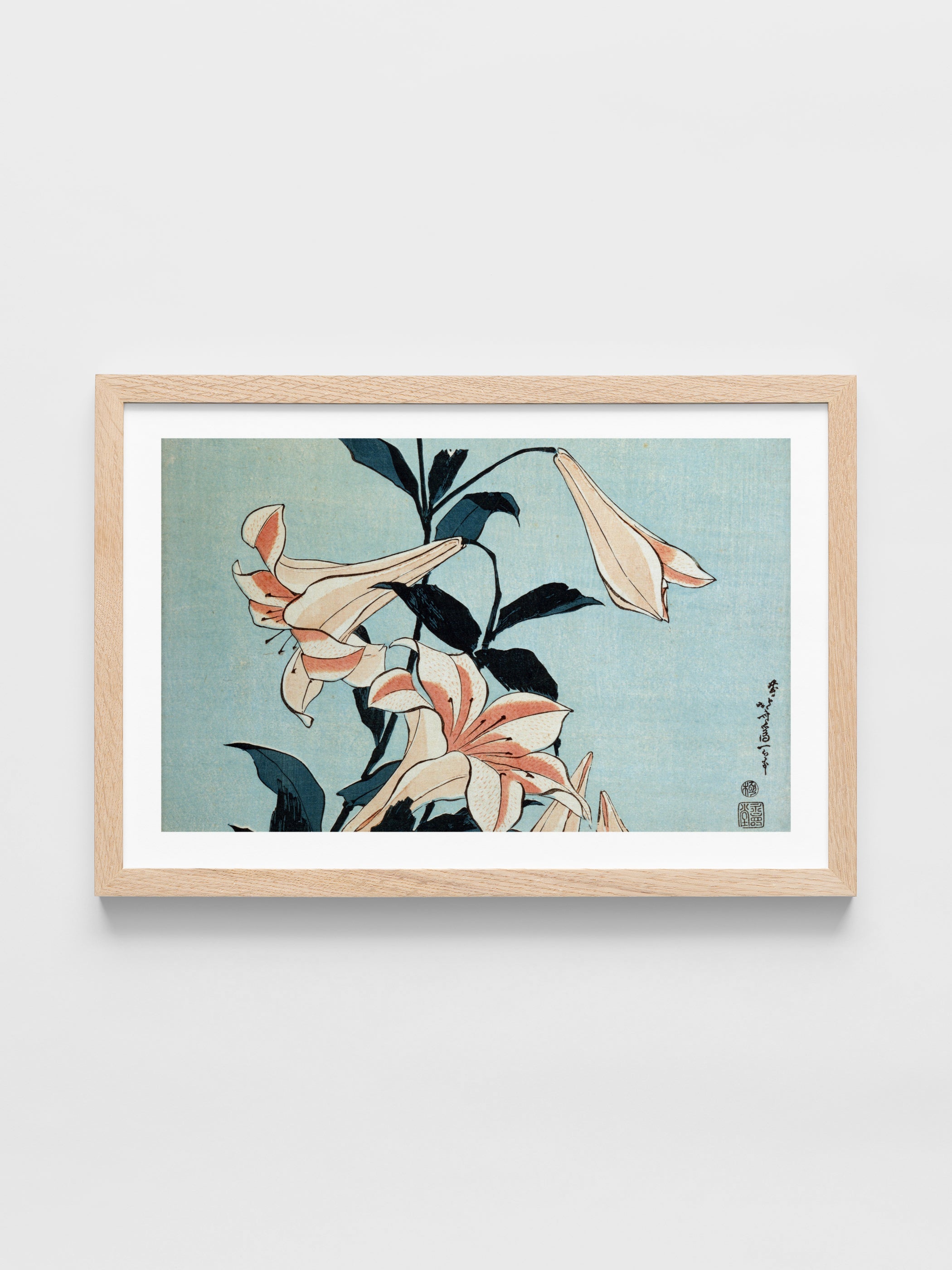 Katsushika Hokusai - Trumpet lilies