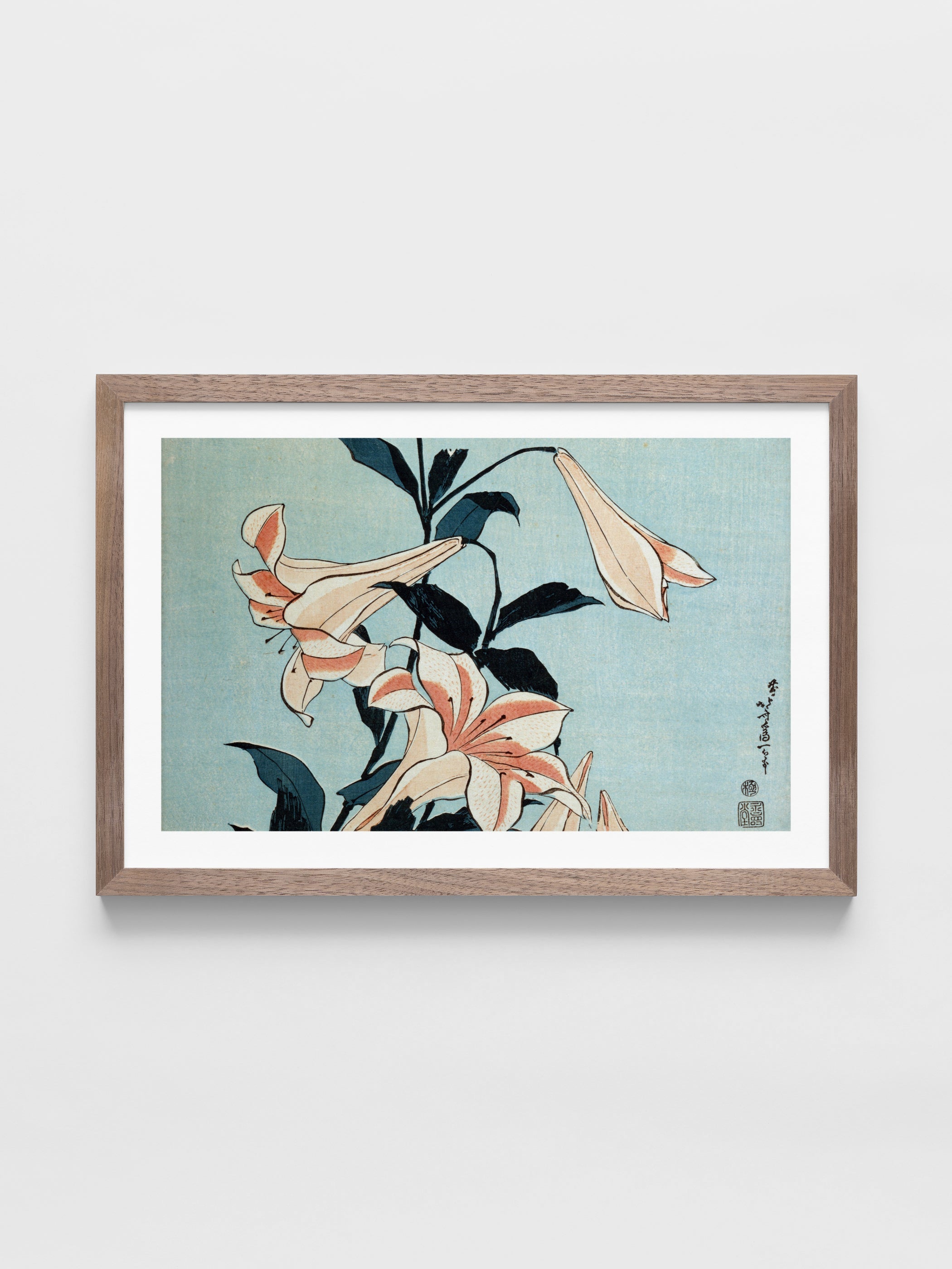 Katsushika Hokusai - Trumpet lilies
