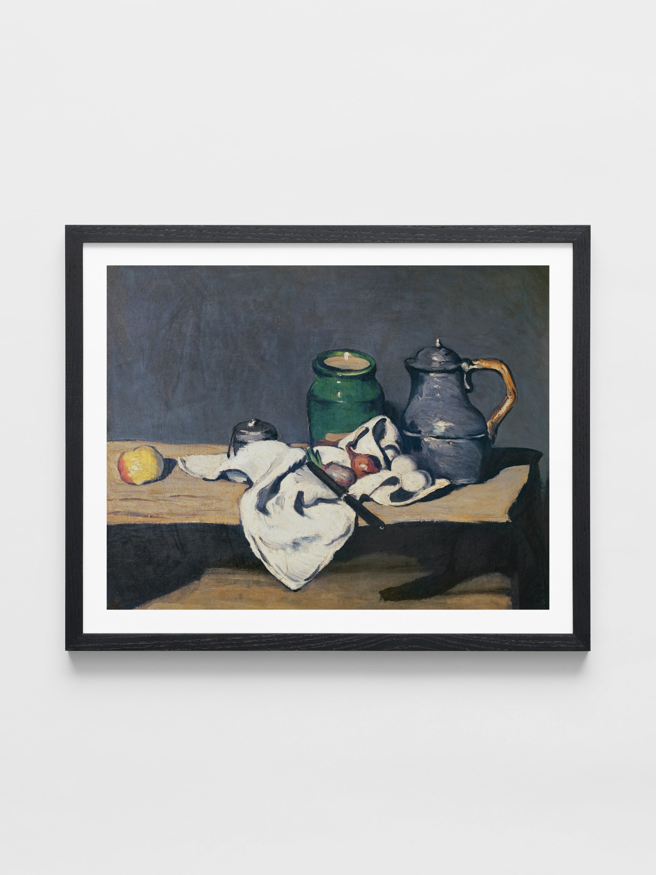 Paul Cezanne - Still life with a tin kettle