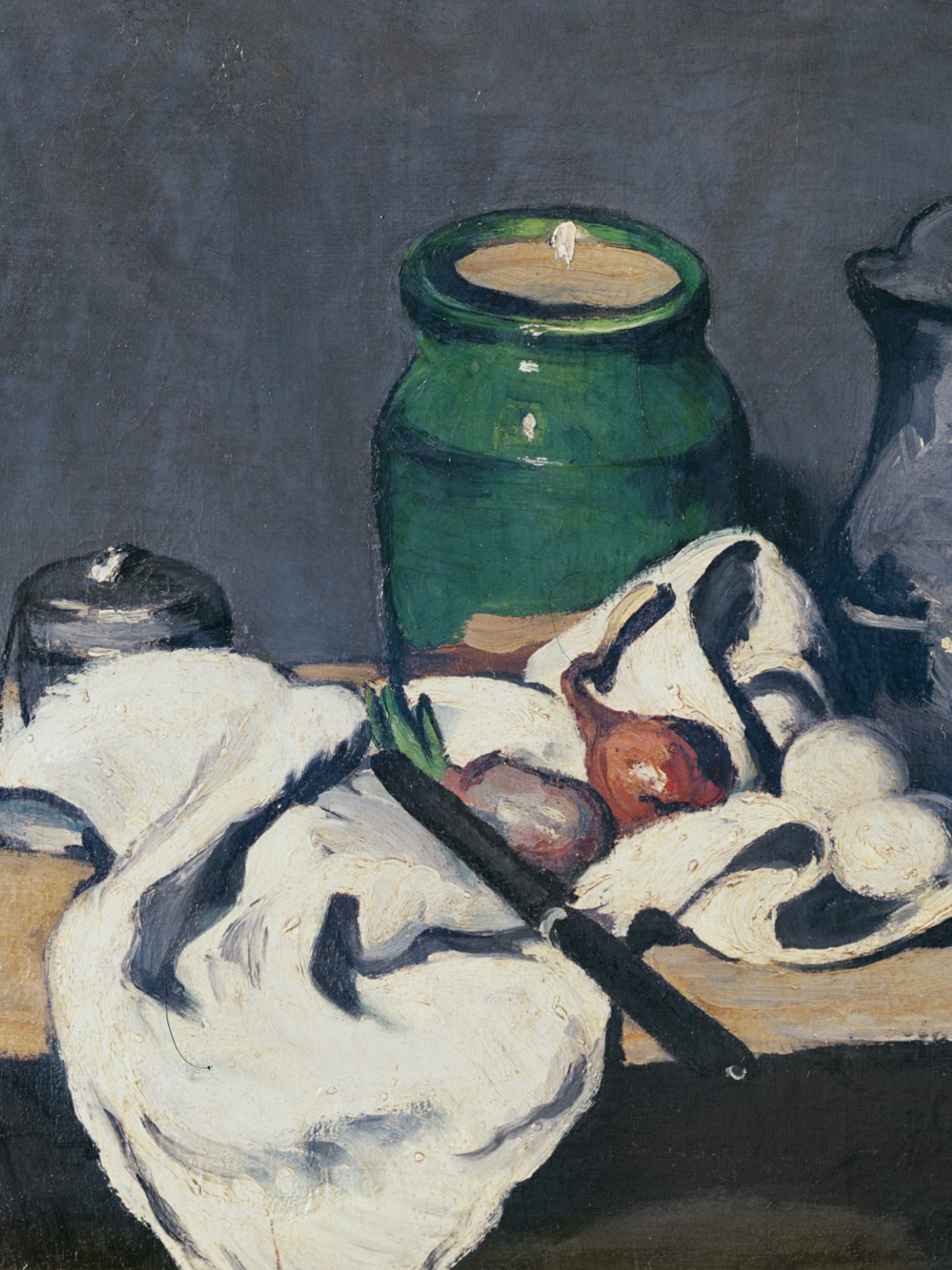 Paul Cezanne - Still life with a tin kettle