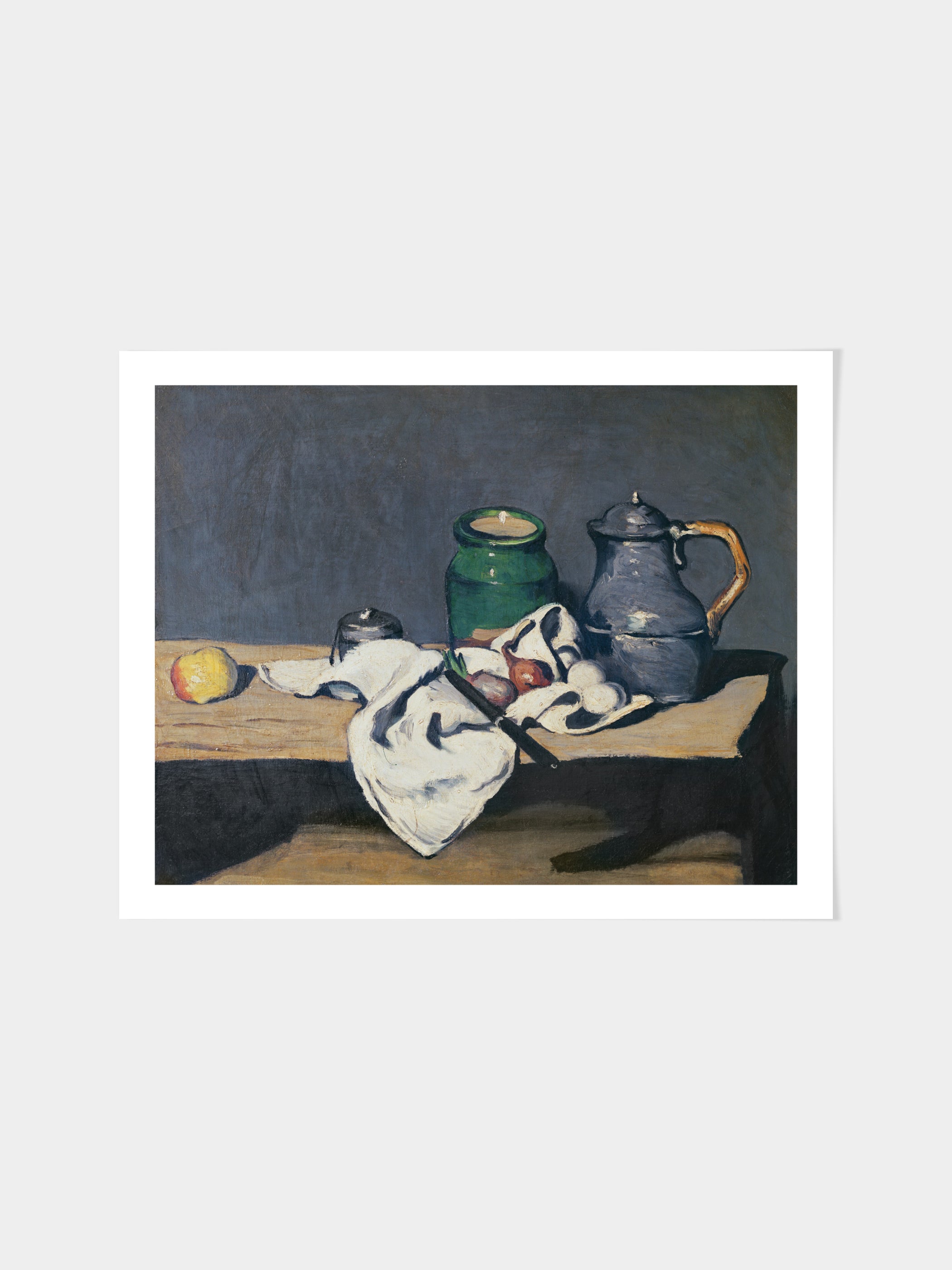 Paul Cezanne - Still life with a tin kettle