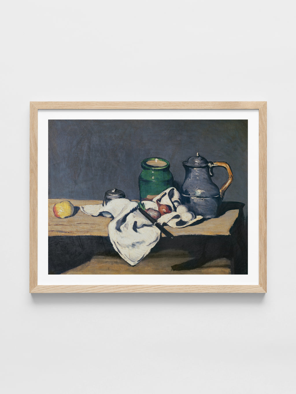 Paul Cezanne - Still life with a tin kettle