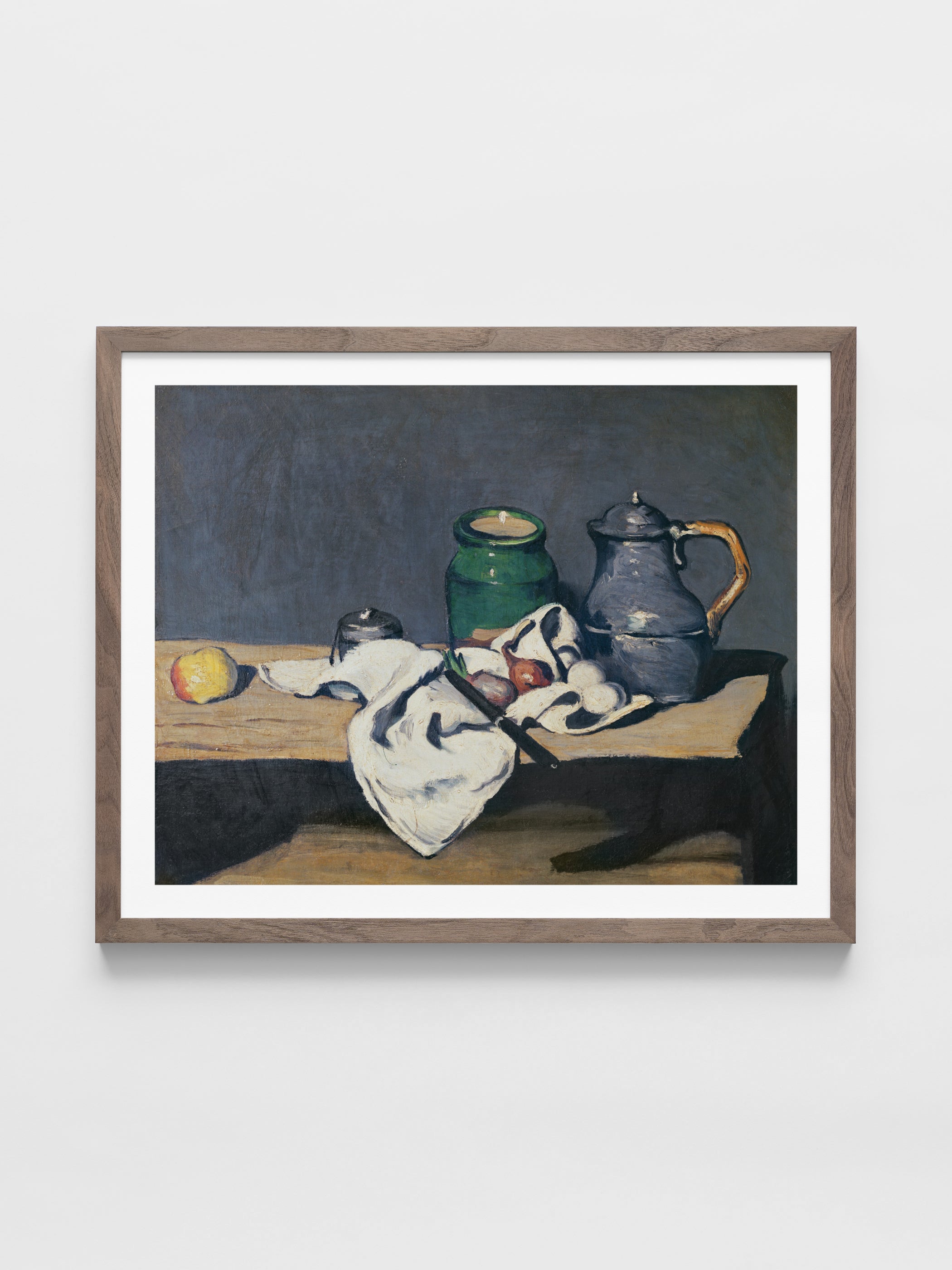 Paul Cezanne - Still life with a tin kettle