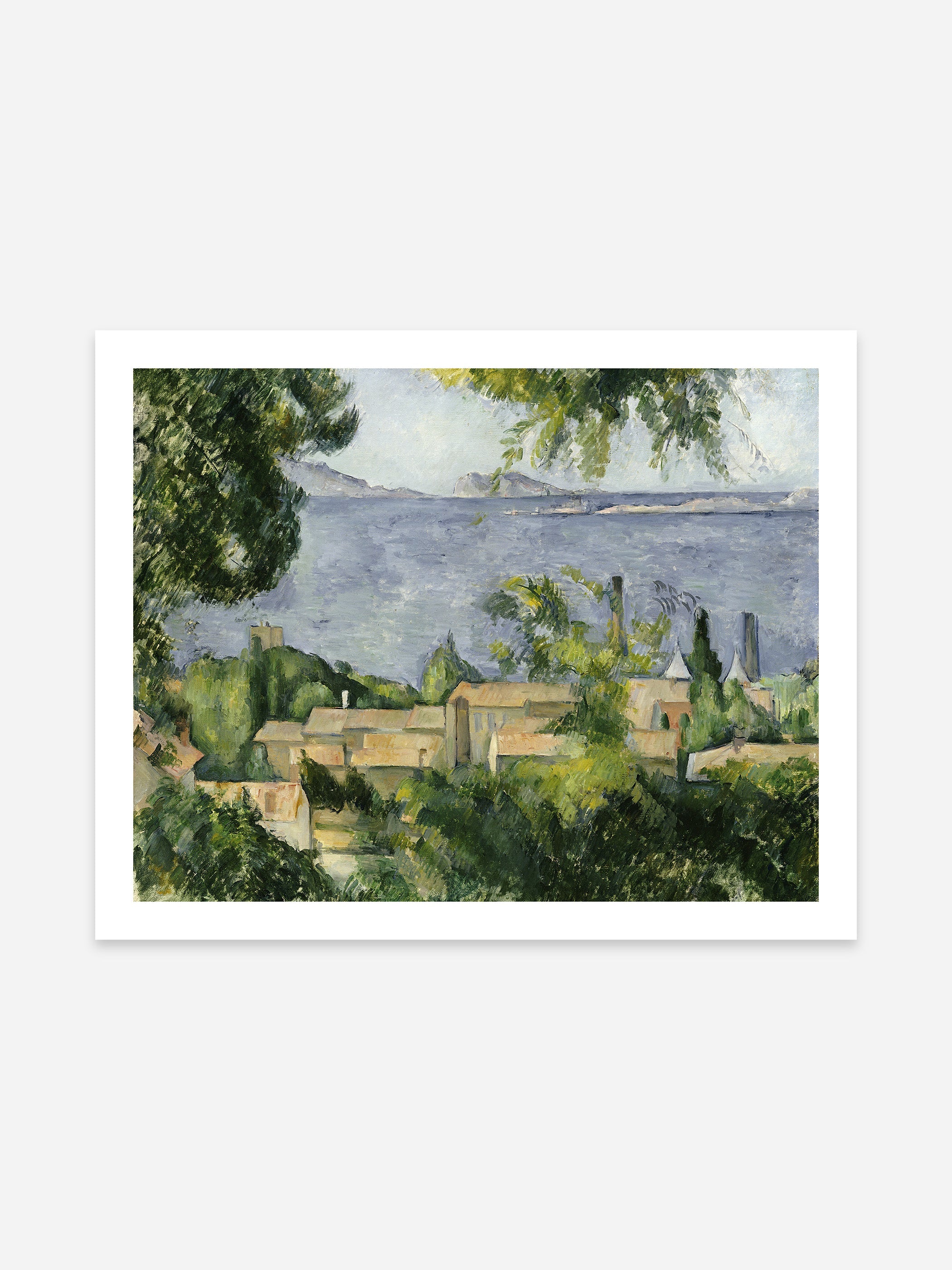 Paul Cezanne - The Rooftops of l'Estaque