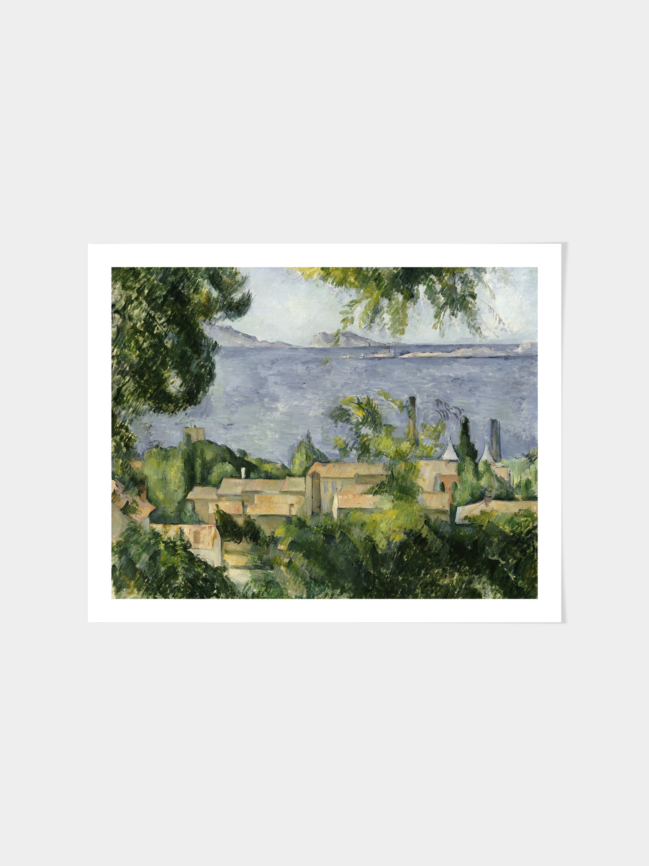 Paul Cezanne - The Rooftops of l'Estaque