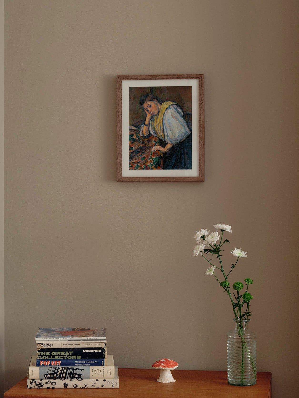 Young Italian Woman at a Table