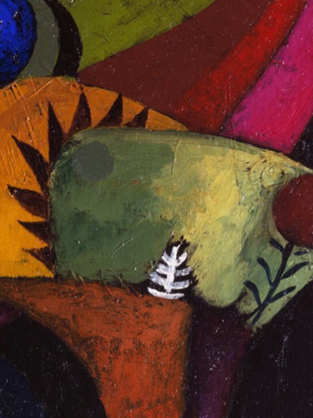 Paul Klee - Three white bell flowers