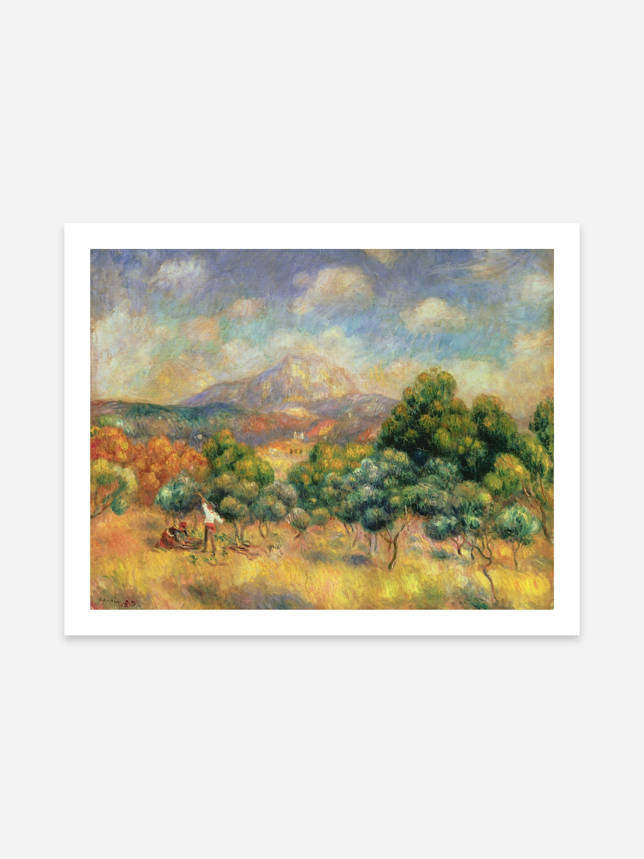 Pierre Auguste Renoir - Mont Sainte-Victoire