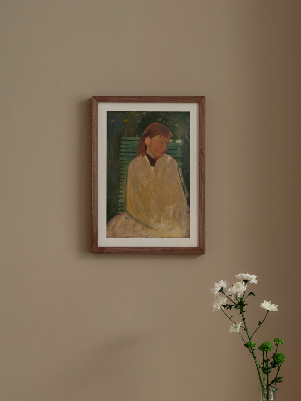 Girl on a Garden Seat
