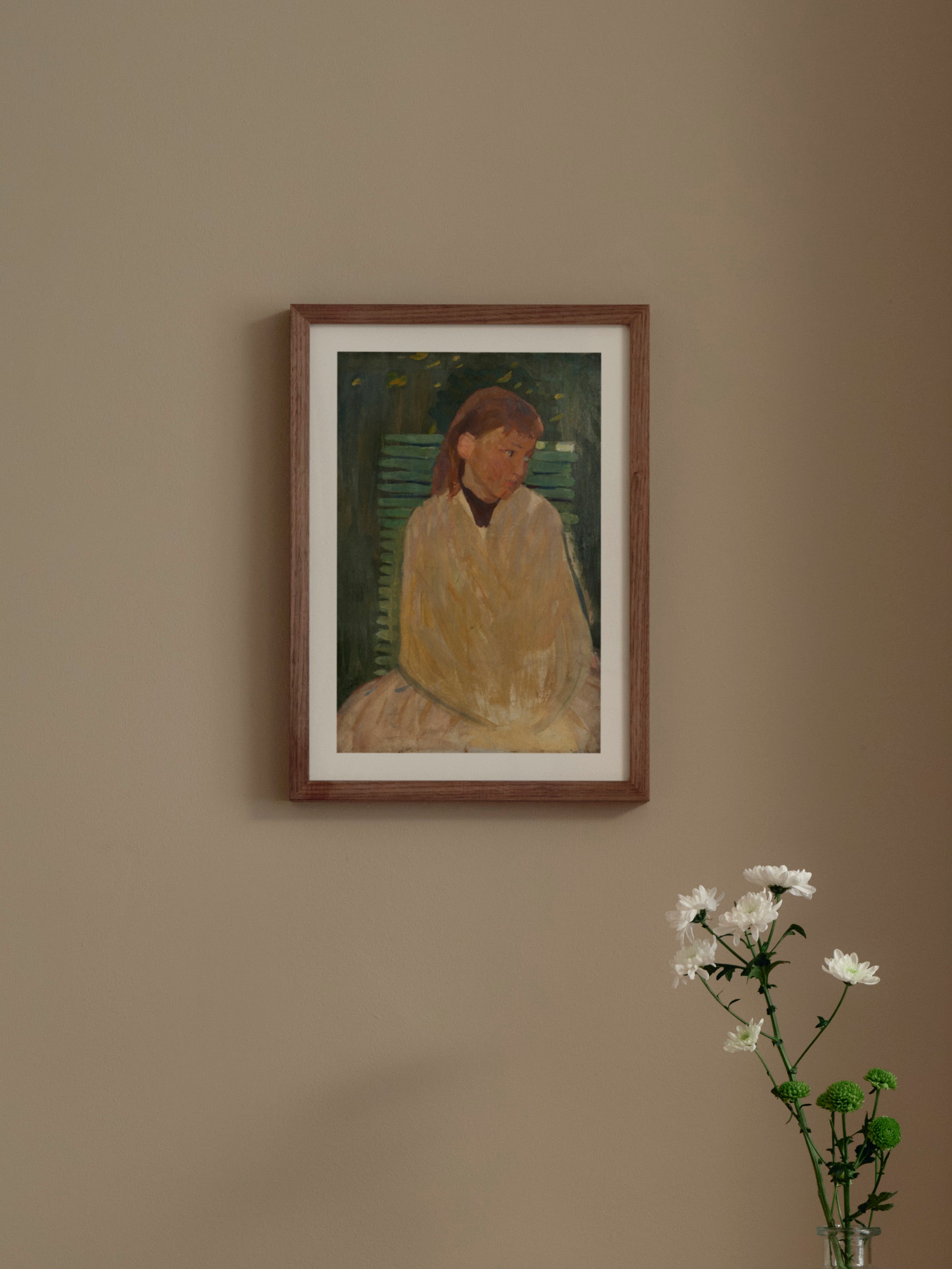 Girl on a Garden Seat