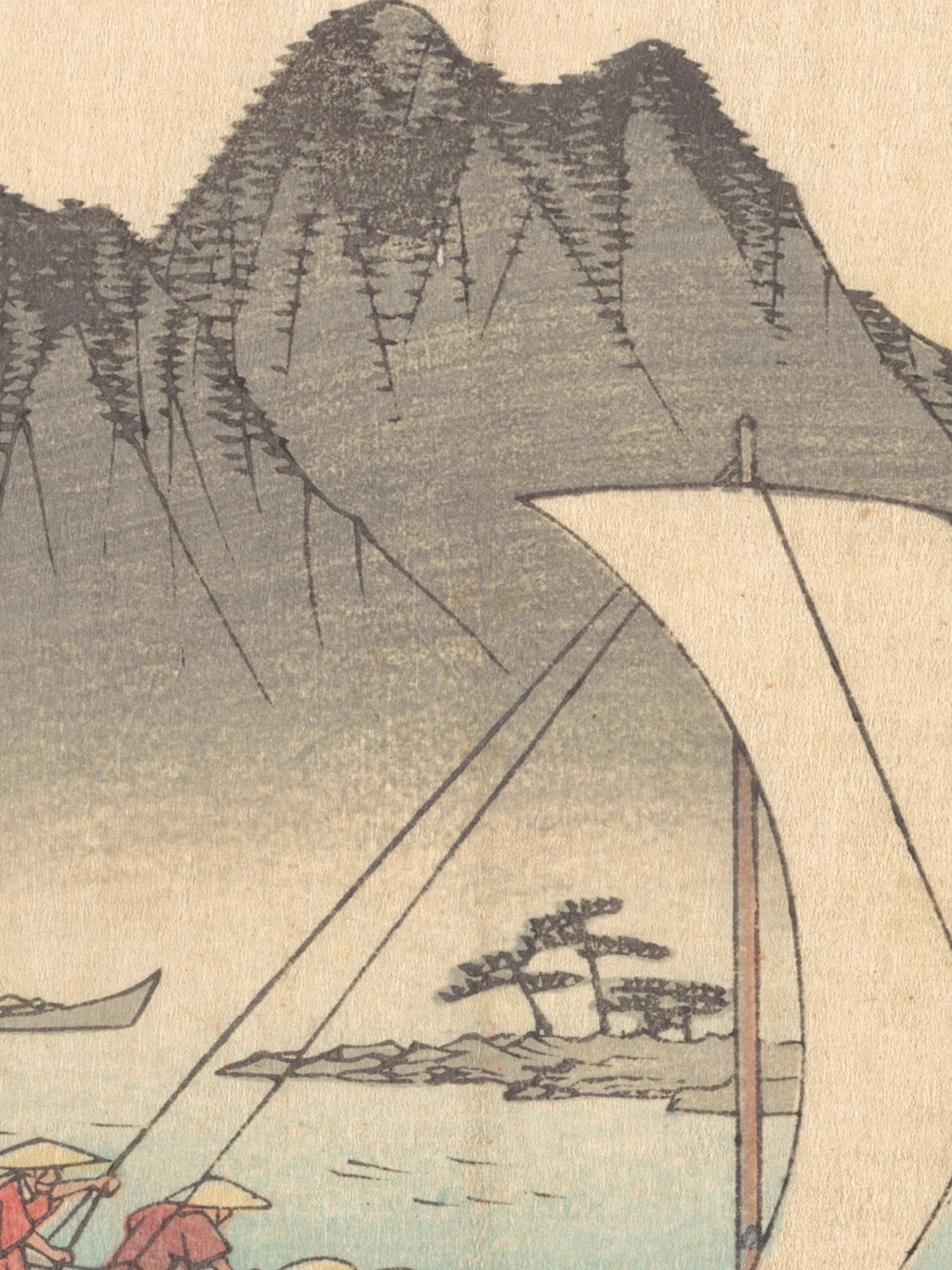 Utagawa Hiroshige - Maizaka Station