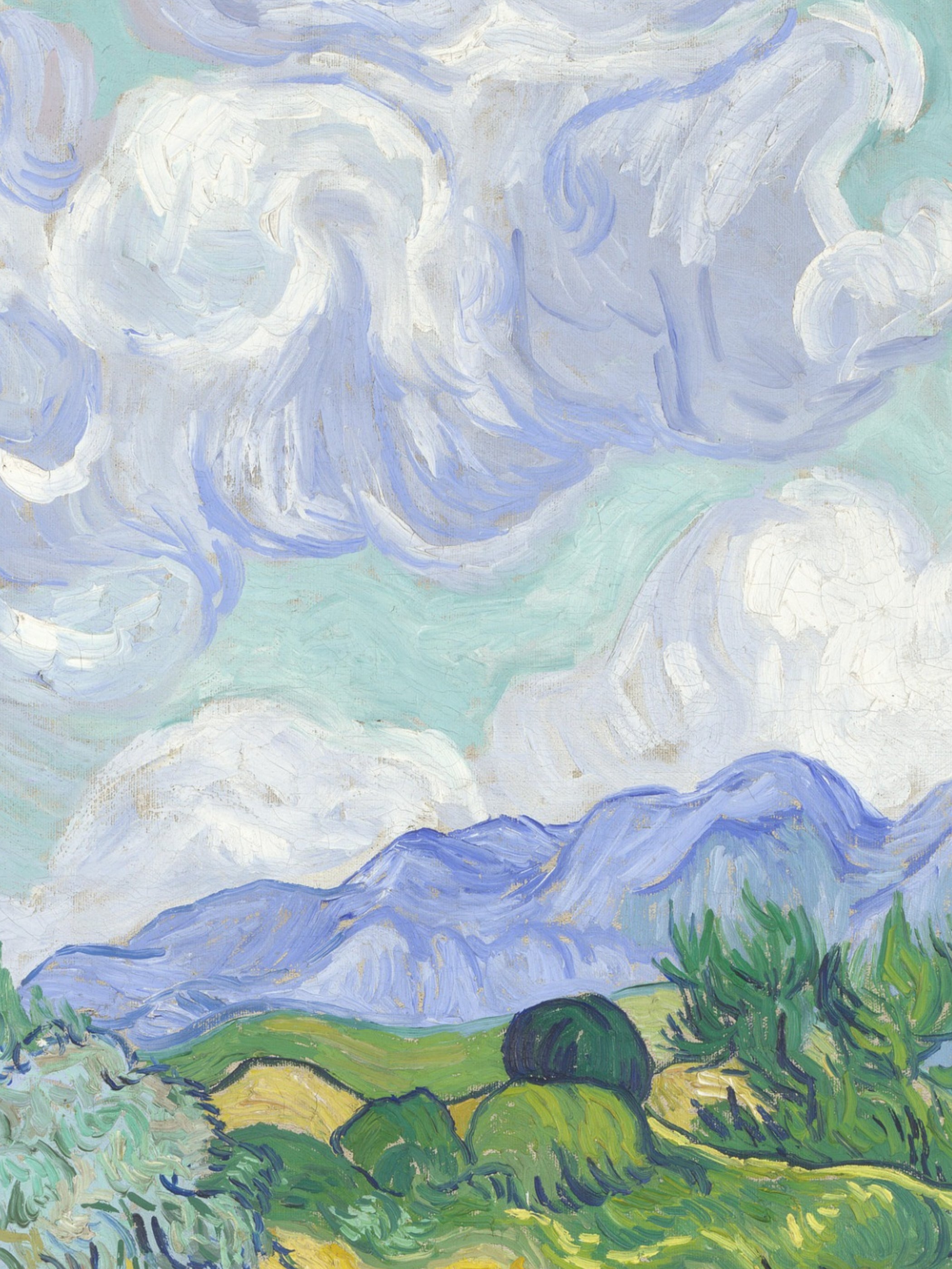 Vincent Van Gogh - Wheatfield with Cypresses