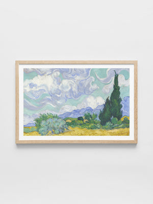 Vincent Van Gogh - Wheatfield with Cypresses