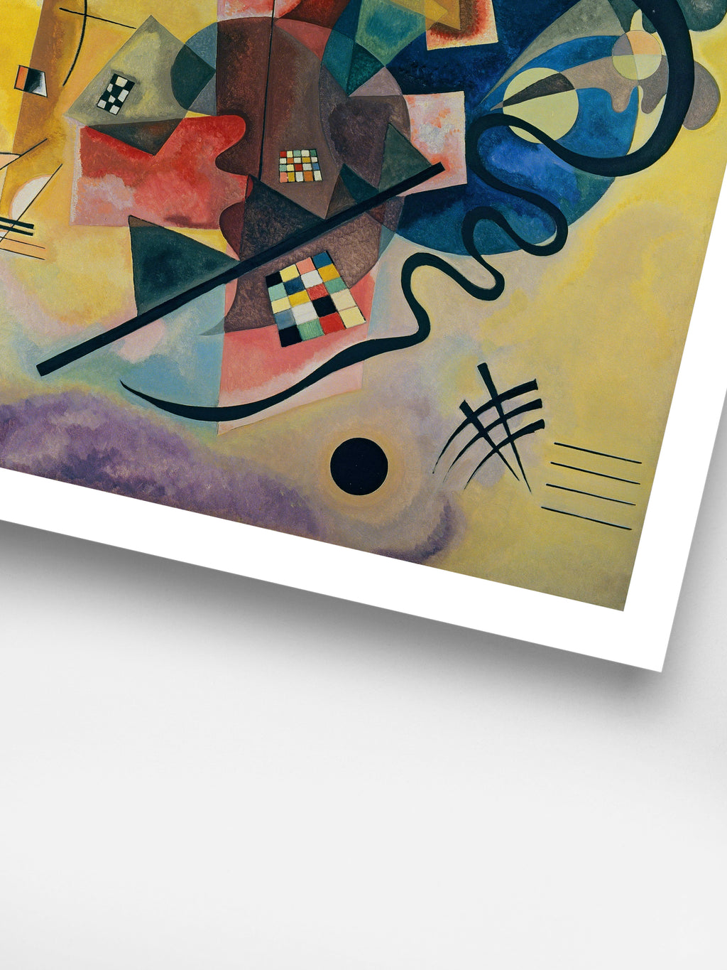 Wassily Kandinsky - Yellow, Red, Blue