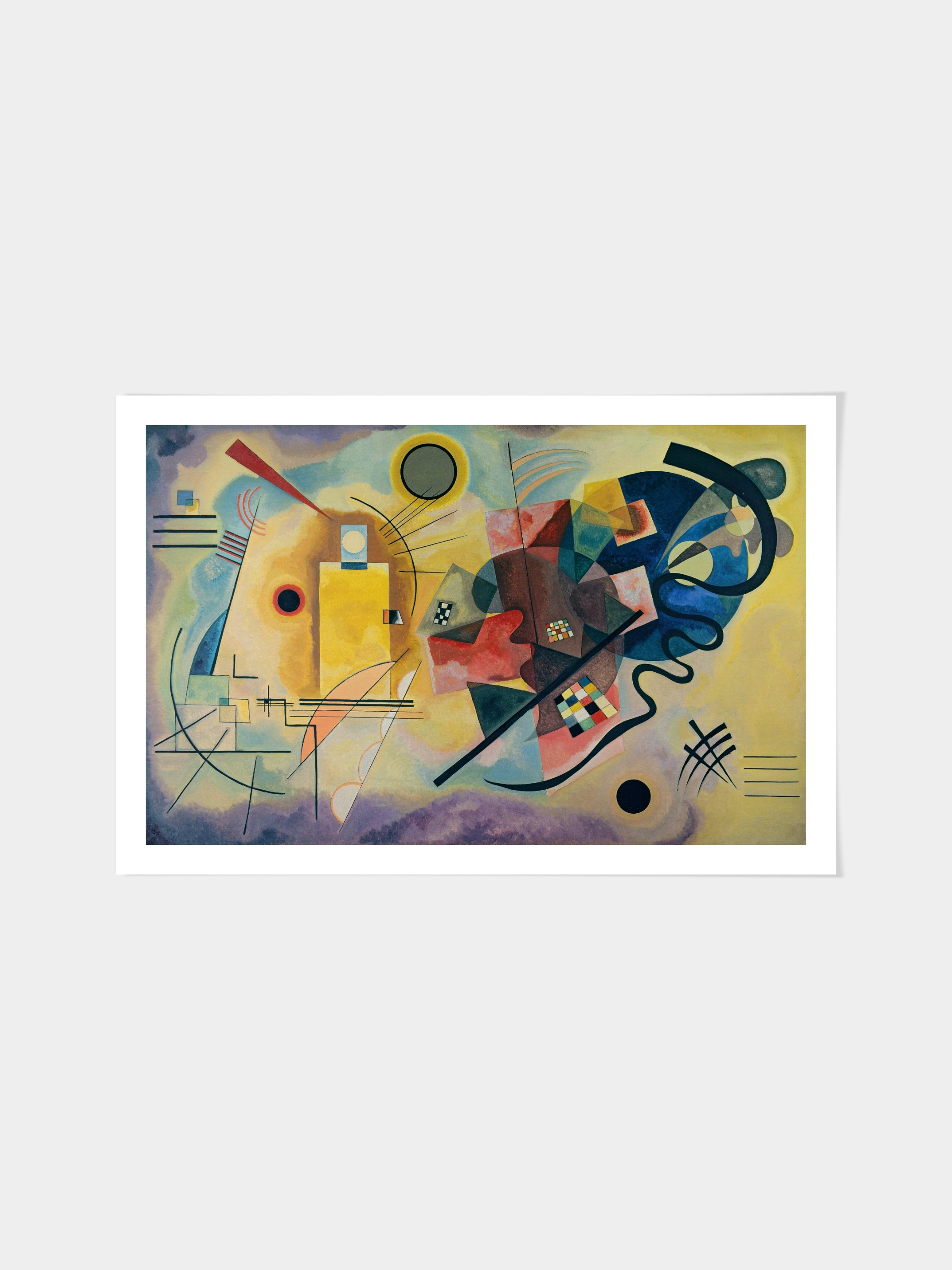 Wassily Kandinsky - Yellow, Red, Blue