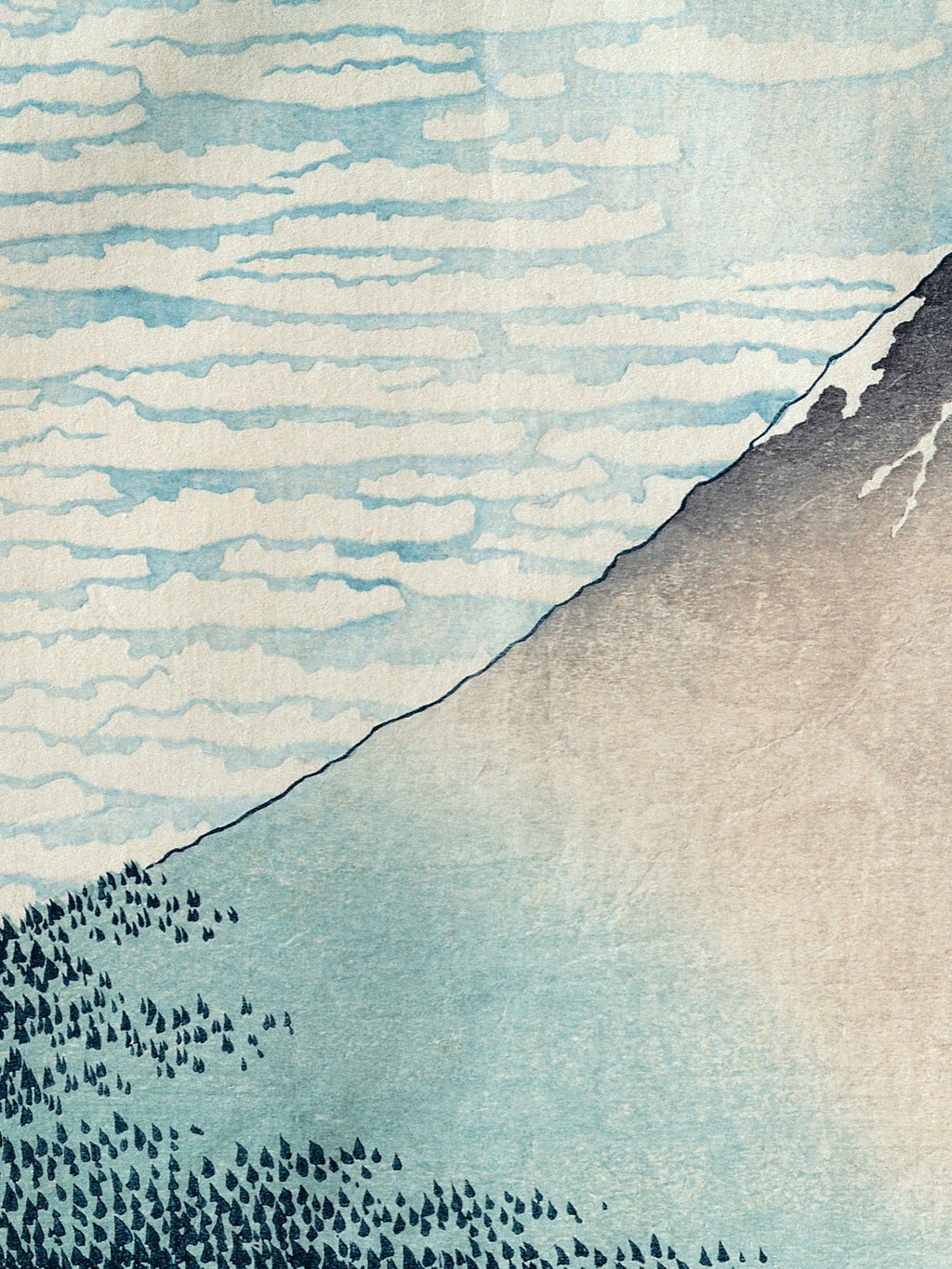 Katsushika Hokusai - Fuji in Clear Weather