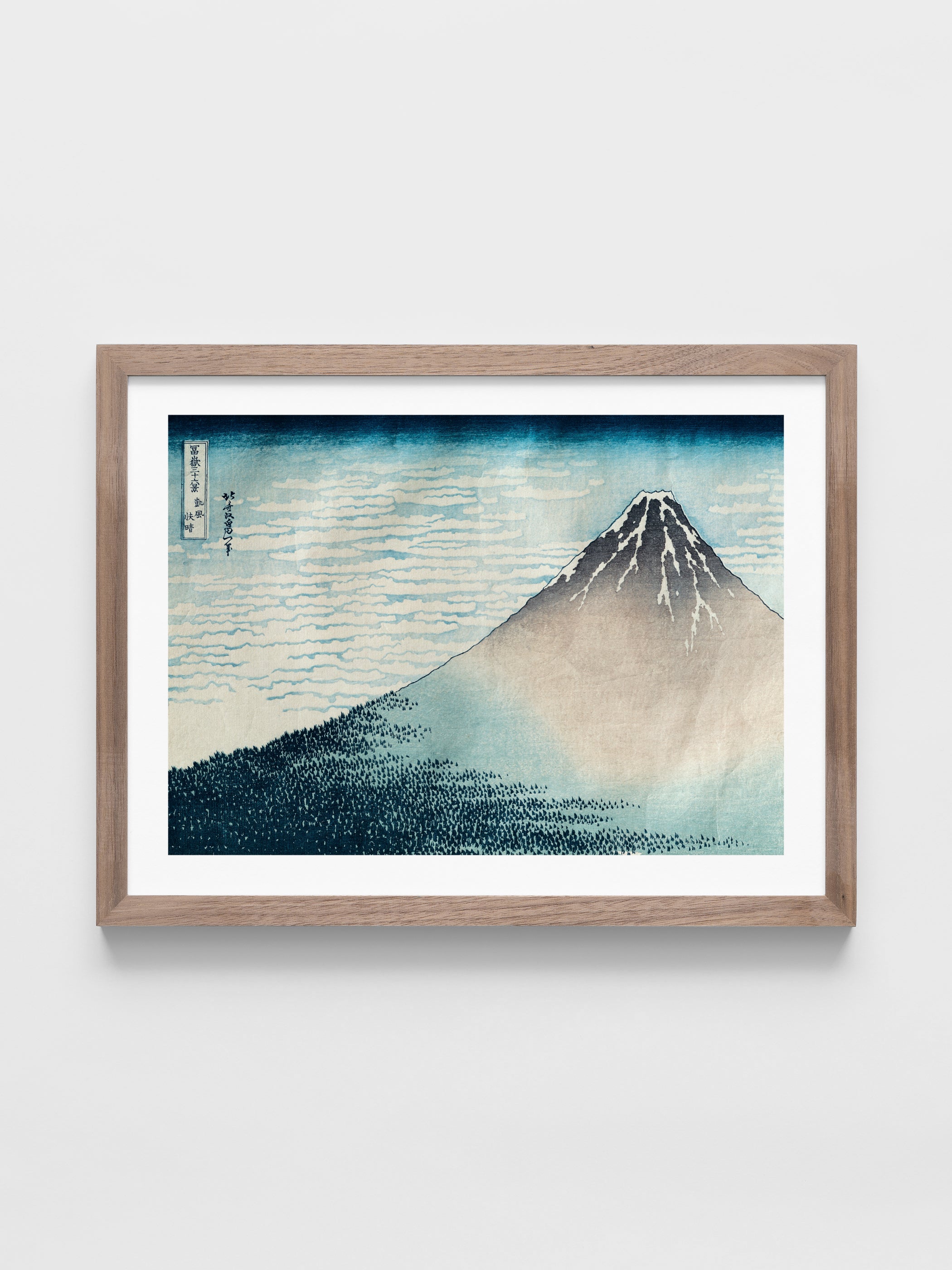 Katsushika Hokusai - Fuji in Clear Weather